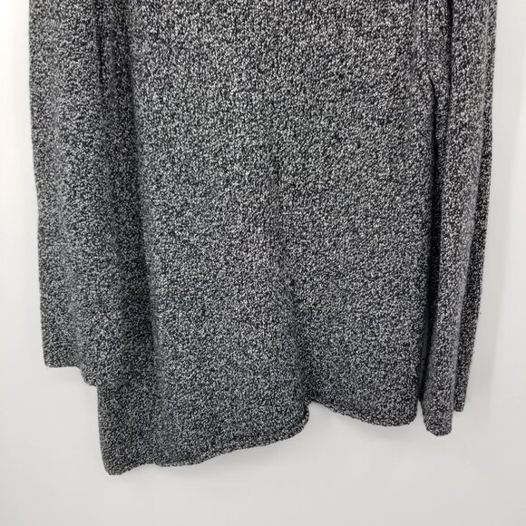 J. Jill Pure Jill Wool Blend Asymmetrical Grey Long Sweater Large lagenlook boho - Picture 6 of 13